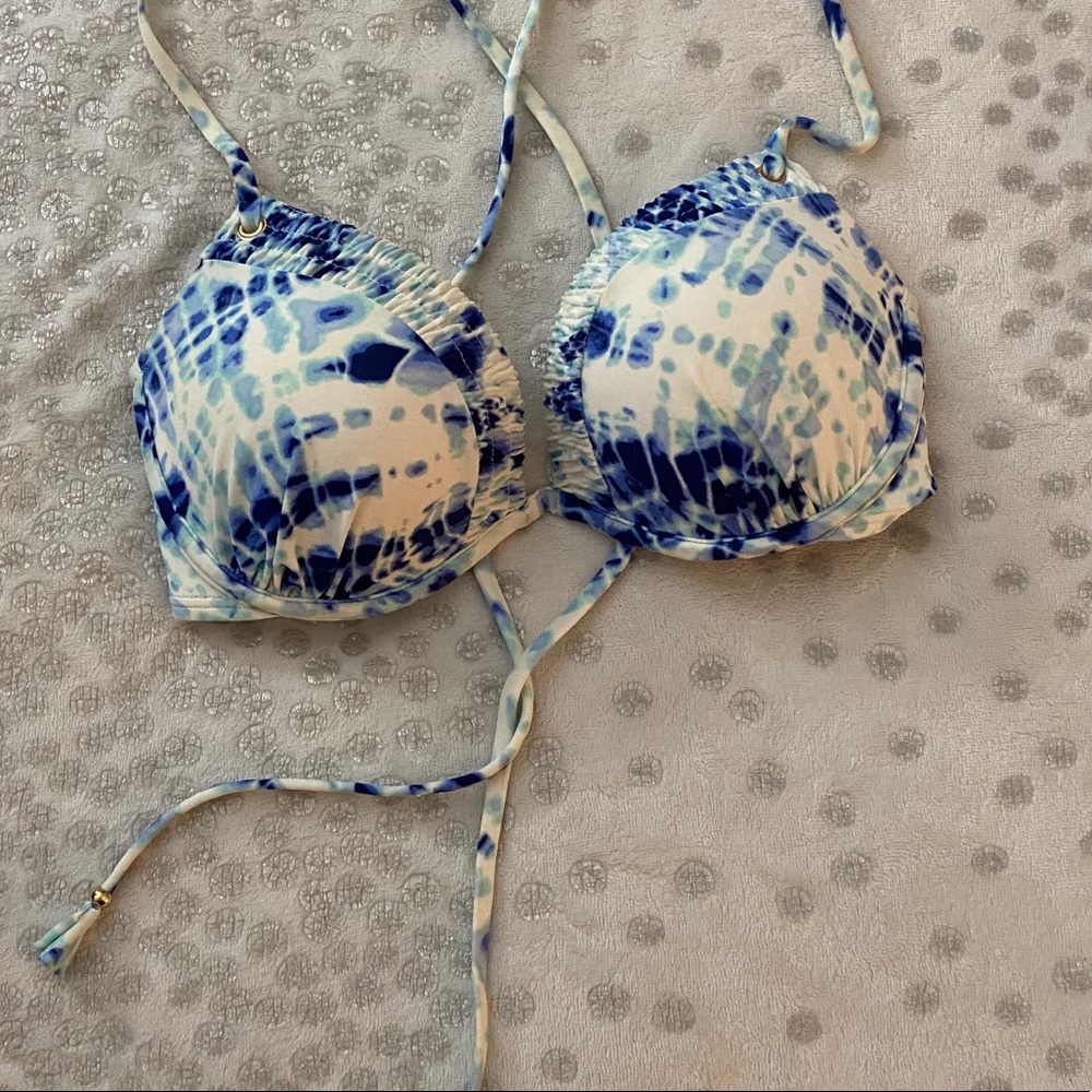 VS “The Gorgeous”  tie-dye push-up bikini top